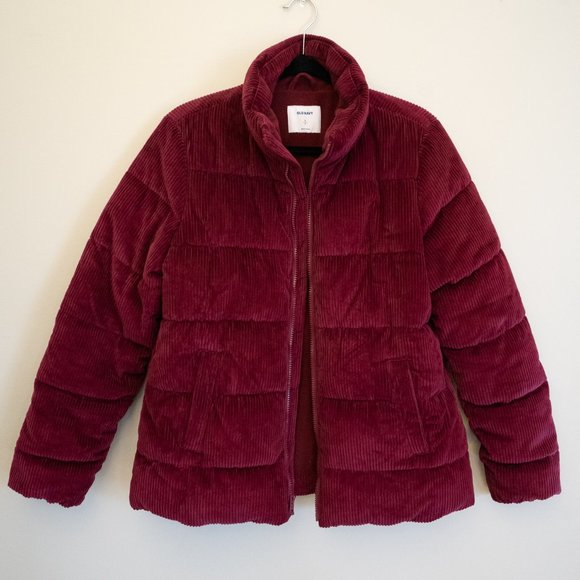 Old Navy Frost-Free Corduroy Puffer Jacket for Women - Picture 4 of 4